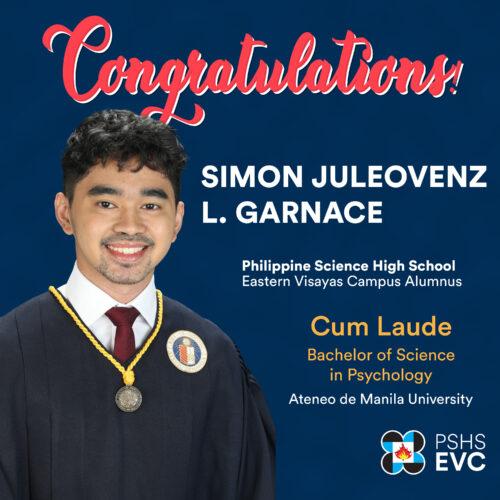 Congratulations to our Alumnus!