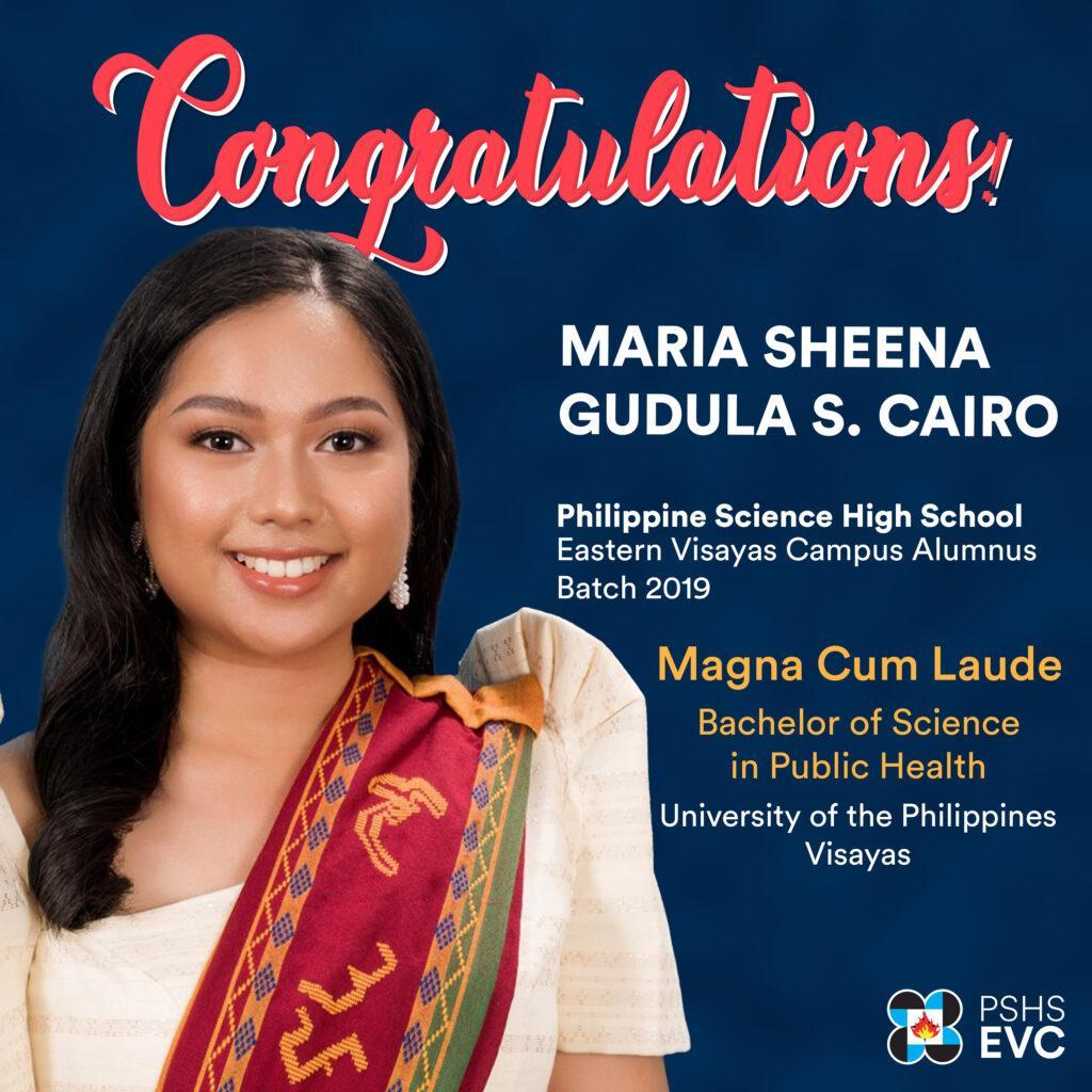Congratulations to our Alumni! | PSHS Eastern Visayas Campus